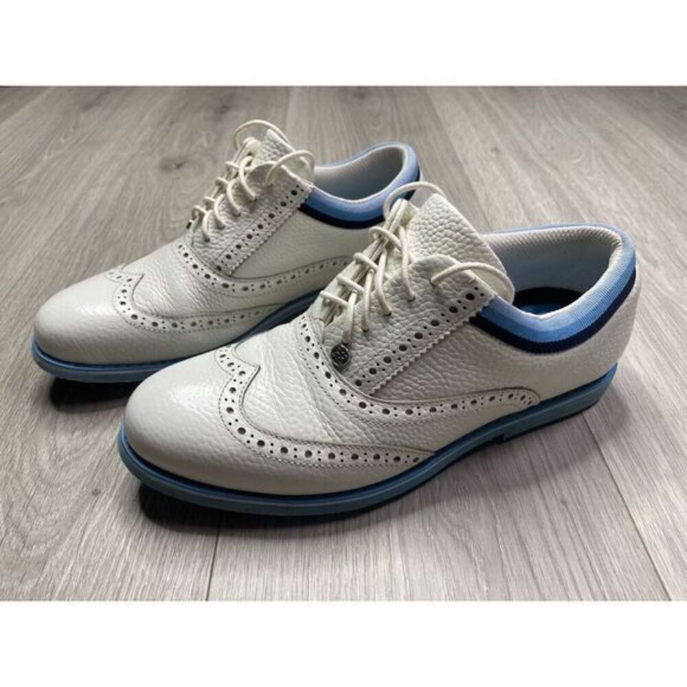 G/Fore GFore Shoe Women 8.5 Grosgrain Brogue Gallivanter Golf Leather Waterproof